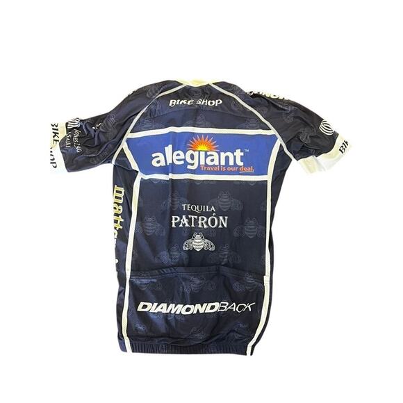 Men's Squadra cycling jersey size medium dark blue - Picture 2 of 6